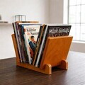 Suport reviste, Hanah Home, CPT4902-30, 30x20x25 cm, PLACAJ CARPEN, Maro