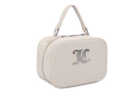 Geanta Juicy Couture 189, 22x10x15 cm, piele ecologica, crem