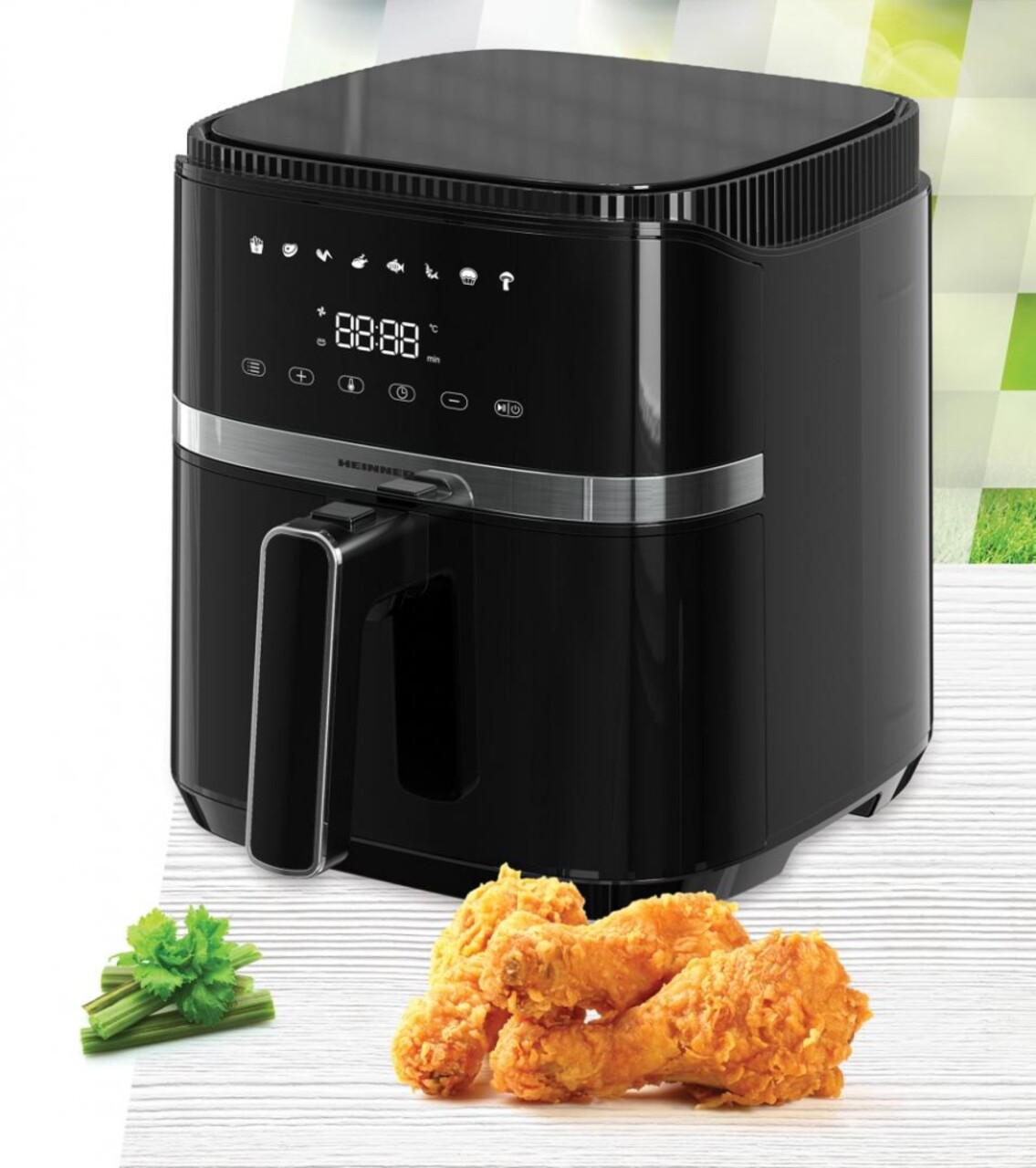Friteuza Varietyfry, Heinner, 1500W, 5L, negru - 1 | YEO