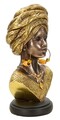 Figurina /sculptura decorativa  Nairobi, Mauro Ferretti, 15x12x28 cm, polirasina, multicolor