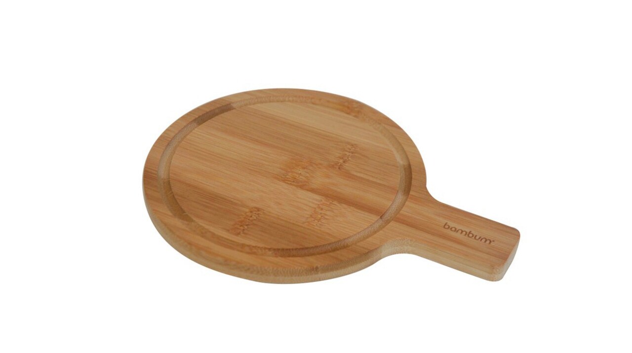 Tablă de prezentare a alimentelor din bambus, Hermia, 126MBM1116, Maro - view 9