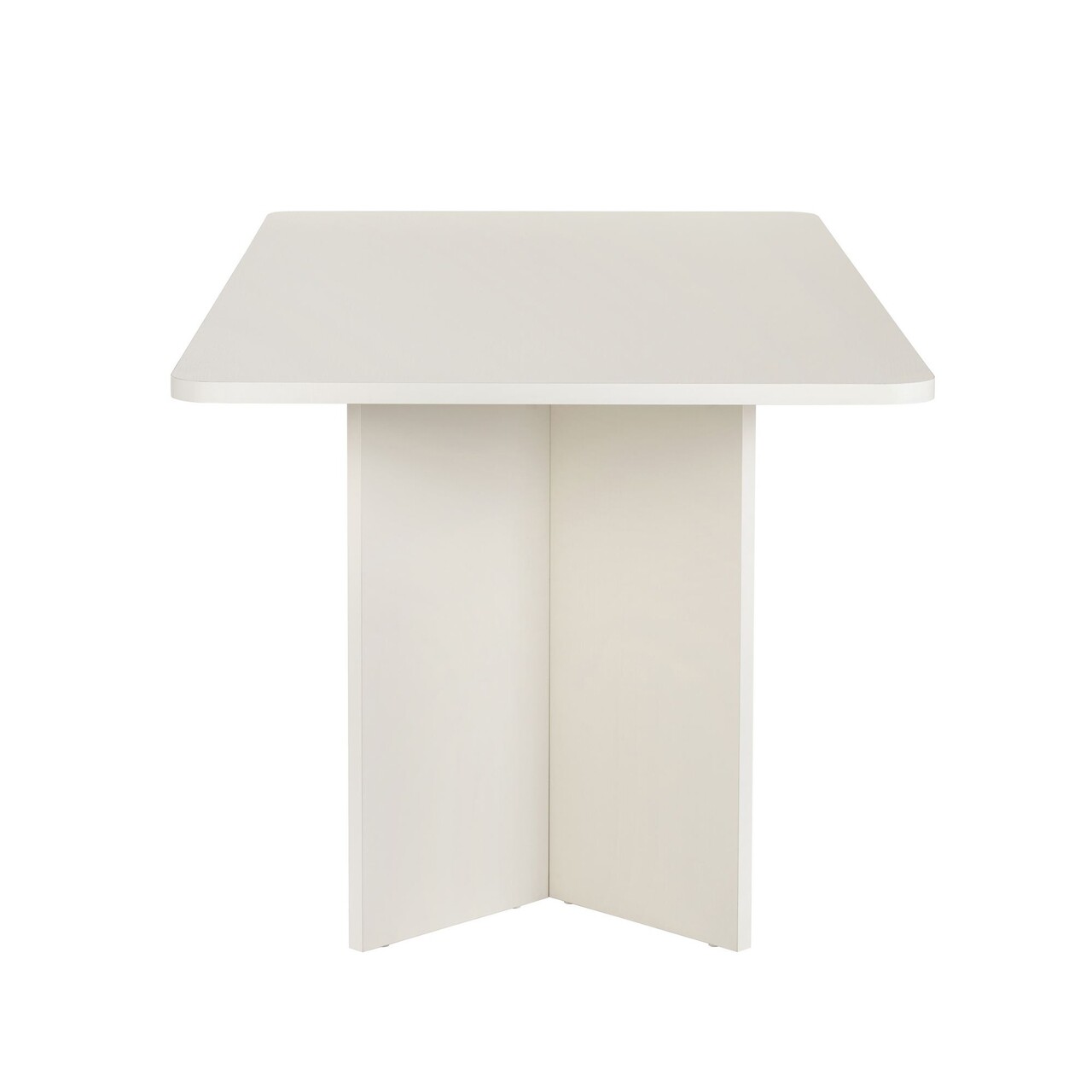 Masa, Nordure, Linza, 180x75x90 cm, Alb - imagine 6