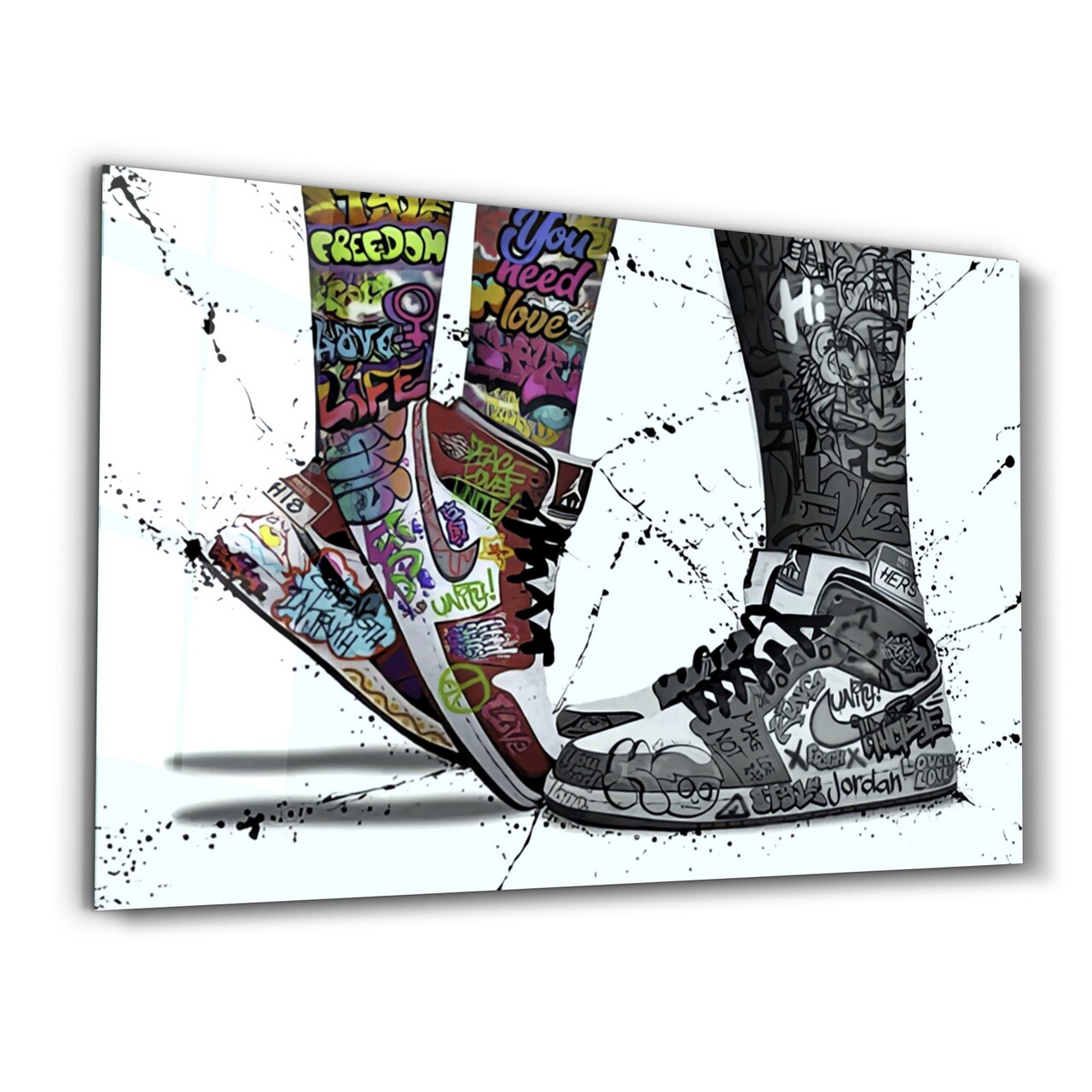 Tablou decorativ, OGLS-8080, Dimensiuni: 46 x 72 cm, Multicolor - view 5