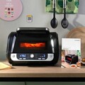 Friteuza cu aer cald cu gratar, accesorii si carte de retete InnovaGoods, Air Fryer Fryinn 12-in-1 6000, 6 L, 3400 W, negru