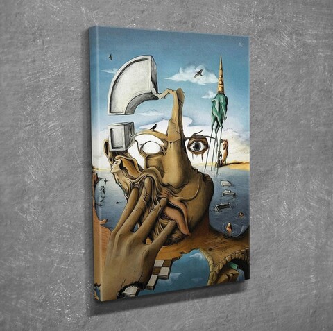 Tablou decorativ, dc296, canvas, lemn, multicolor
