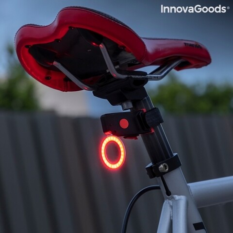 Lmina led spate pentru bicicleta biklium innovagoods, Ø6 x 3.5 cm