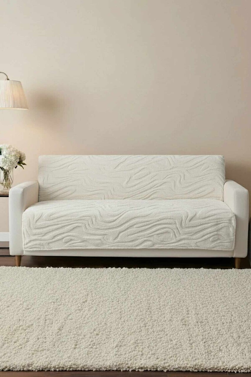 Cuvertura de pat, L'essentiel Maison, Zen 180, Poliester, Alb