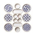 Set de mic dejun, Hermia, 666HAC2186, Ceramica, Platou: 25 x 11 x 3,5 cm (2 bucăți), Multicolor
