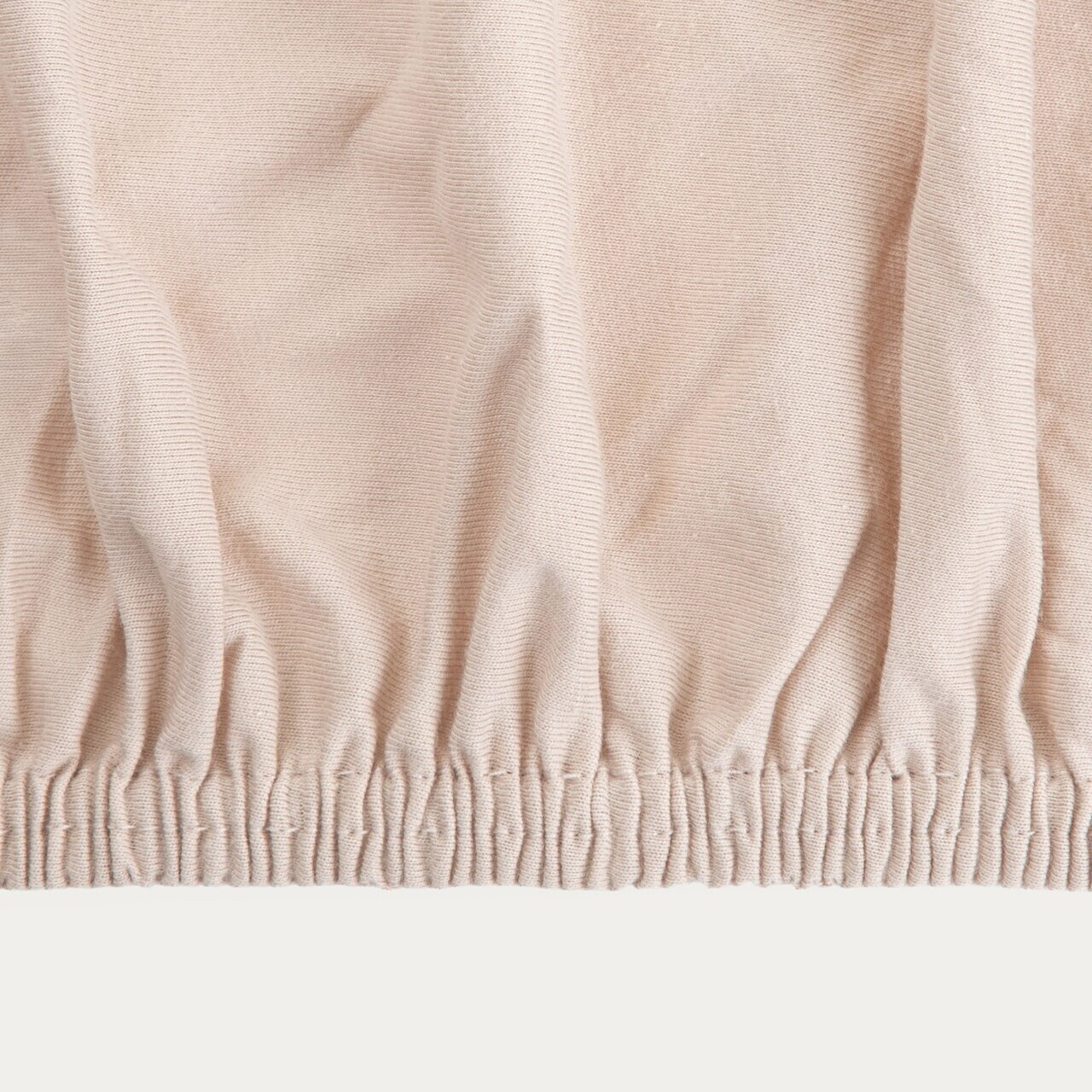 Cearceaf de pat cu elastic Zena, Homla, 180x200 cm, bumbac jersey, bej - 2