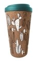 Cana calatorie Cactus Alb Negry, Ambition, 450 ml, pluta/plastic