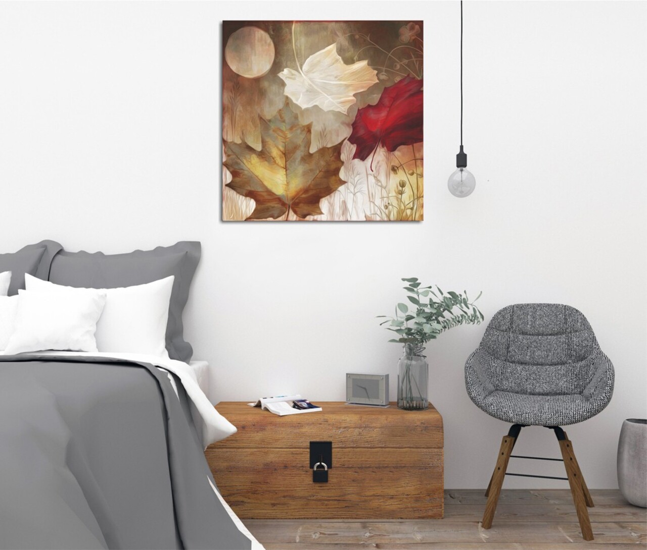 Tablou decorativ, KC163, Dimensiune: 45 x 45 cm, Multicolor - view 2