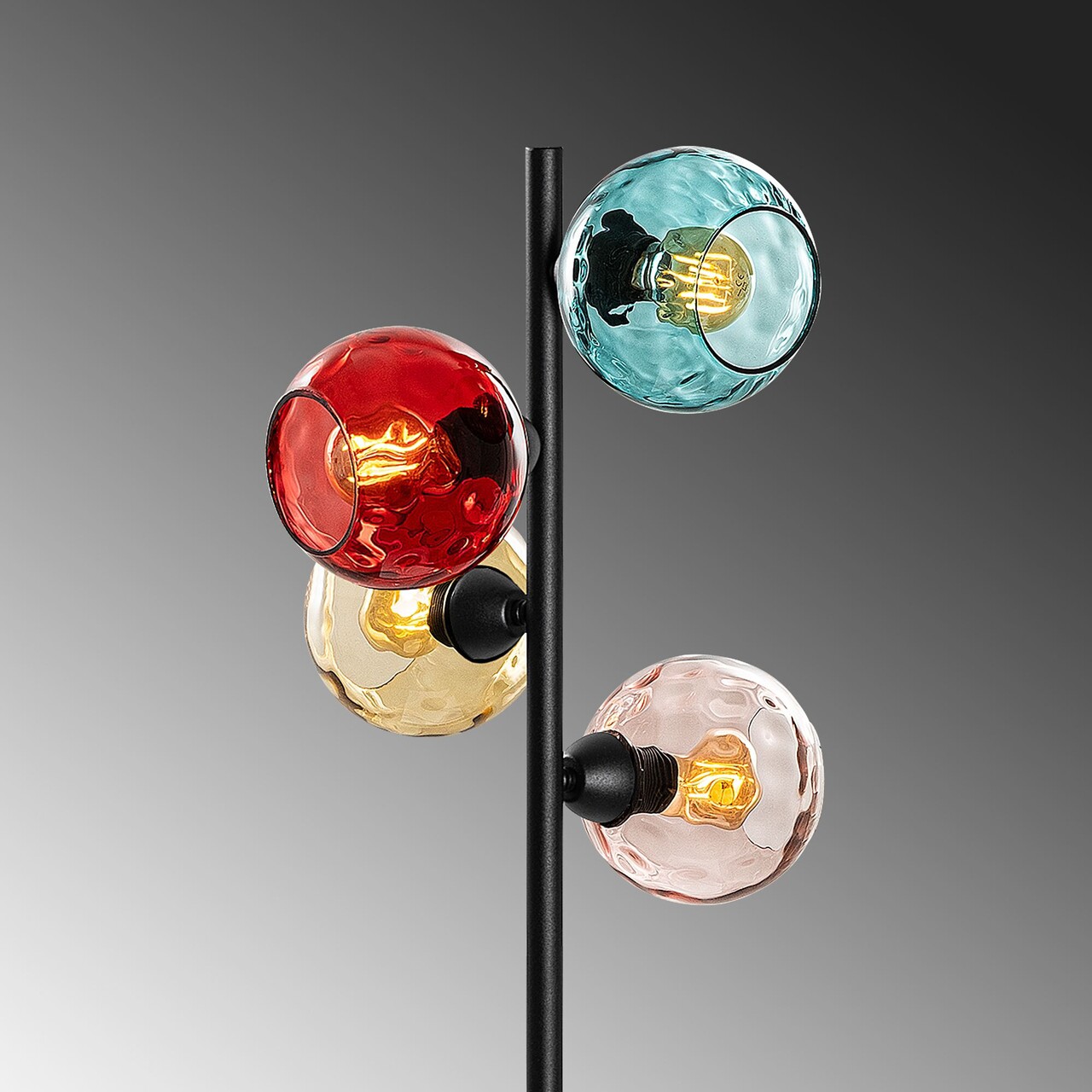 Lampadar, L'essentiel Maison, 521SHN3645, Multicolor / Negru - view 7