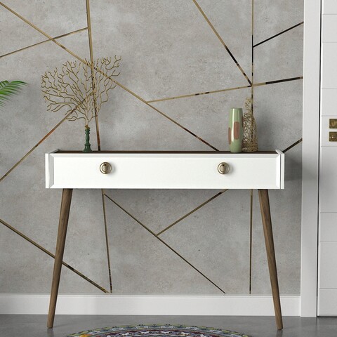 Bufet, tera home, nadya, 120x90x35 cm, pal, alb / nuc