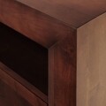 Comoda TV cu 2 sertare, Luvru, L.160 l.50 H.67, mdf/pal/furnir de fag, maro