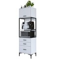 Dulap multifunctional, Rani, JE135, Alb