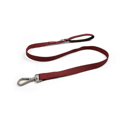 Lesă pentru câini, Paws & Whiskers, Match Small, Poliester, Rosu claret