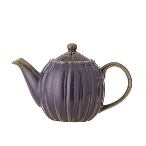 Ceainic, Bloomingville, Latina, 13x17 cm, 1.085 L, ceramica, mov