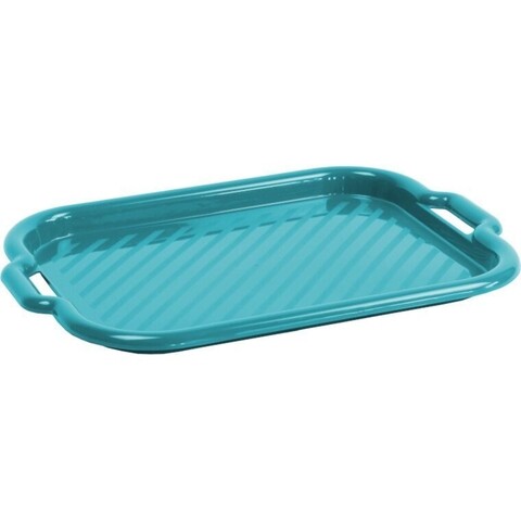 Tava pentru servire clever, domotti, 33x46 cm, plastic, albastru