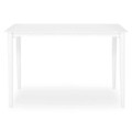 Set mobilier pentru gradina/terasa Fountain/Gardenia, 5 piese aluminiu, alb