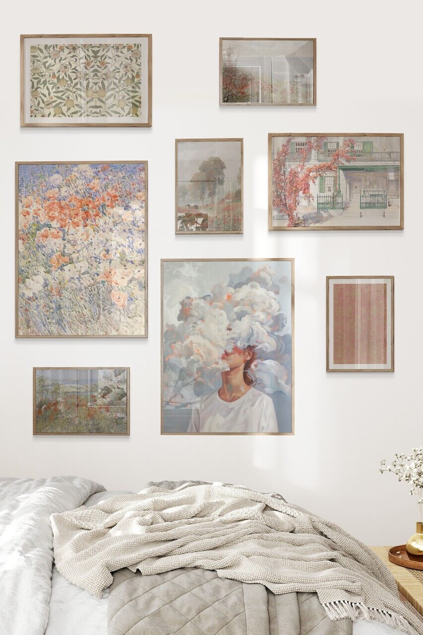Tablou decorativ, Çgs-071-Wooden-Byk, Lemn masiv, Față: 100% PVC STICLĂ, Multicolor - view 2