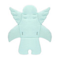 Perna universala copii Baby Pad, Angel Wings, 60x63x5 cm, Bumbac, Verde menta