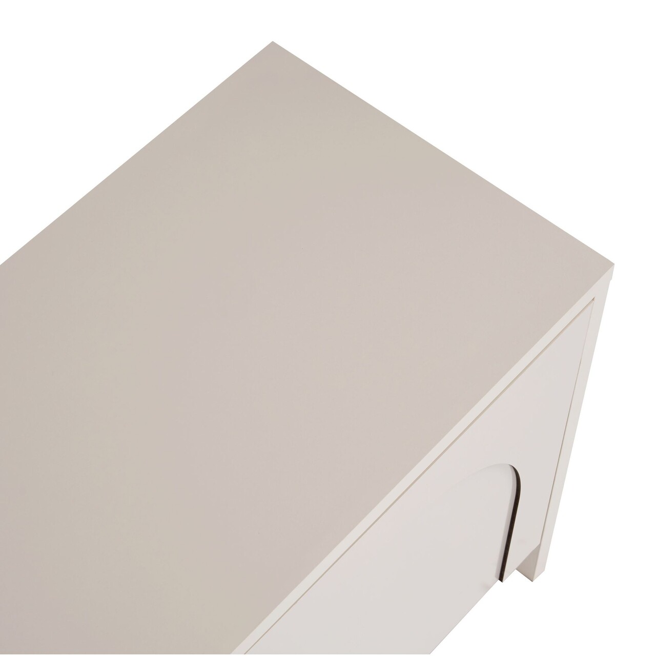 Comoda TV, Nordure, Aurelia, 180x45x32 cm, Crem - imagine 7