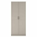 Dulap pentru haine, Hanah Home, BA289, 90x210x57.5 cm, Gresie
