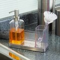 Organizator pentru chiuveta 2in1 Forma, iDesign, 20.6x7.6x20.3 cm, inox