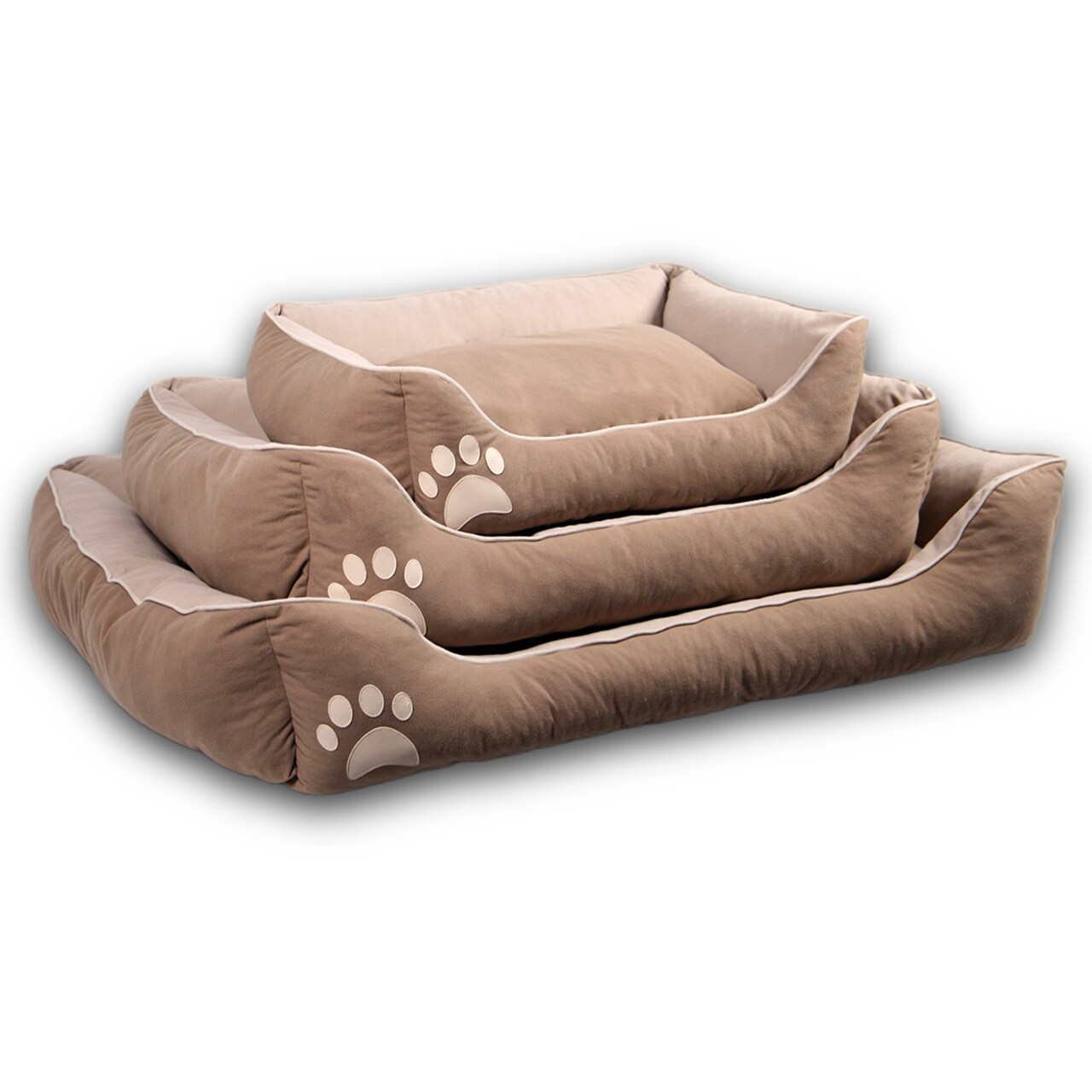 Pat pentru animale de companie, Paws &amp; Whiskers, Lucy Dog &amp; Cat S, Material exterior: 100% poliester, Maro / Bej - view 6