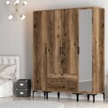 Dulap pentru haine, Hommy Craft, Kumsal STR, 160x47.5x201.4 cm, PAL, Maro