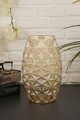 Vaza, Sedef D26B, 10x26x10 cm, Sticla, Auriu