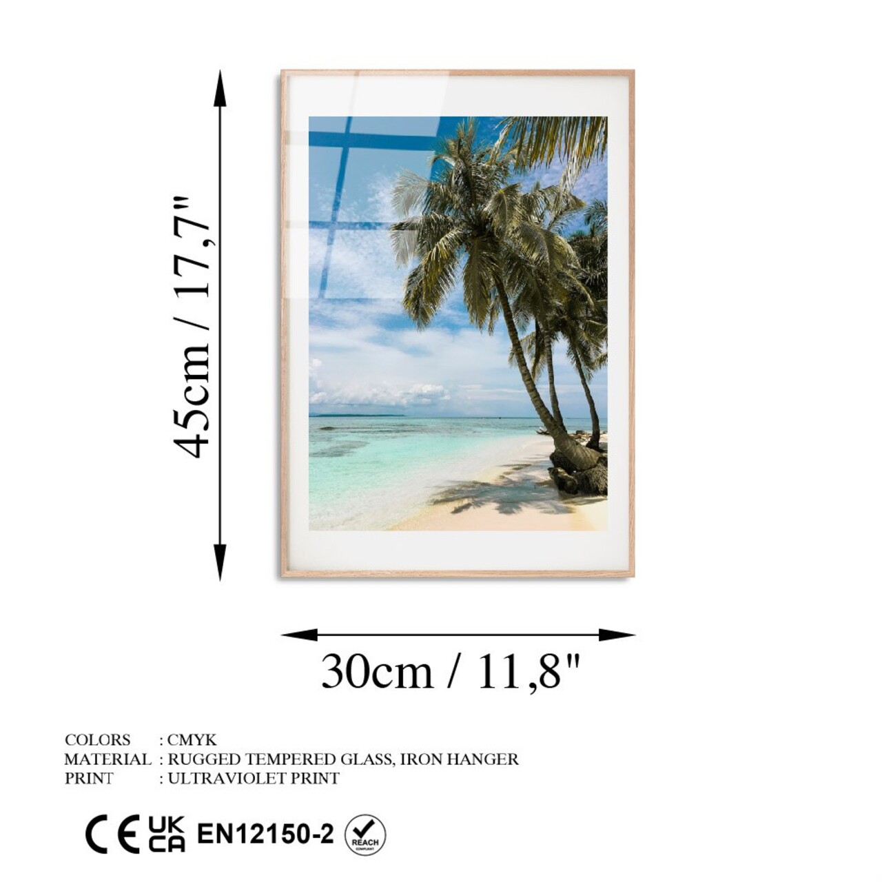 Tablou decorativ, UV-1060, 30 x 45 cm, Multicolor - view 7