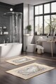 Set covorase de baie, Cartwright, CT-5008, Poliester, Multicolor