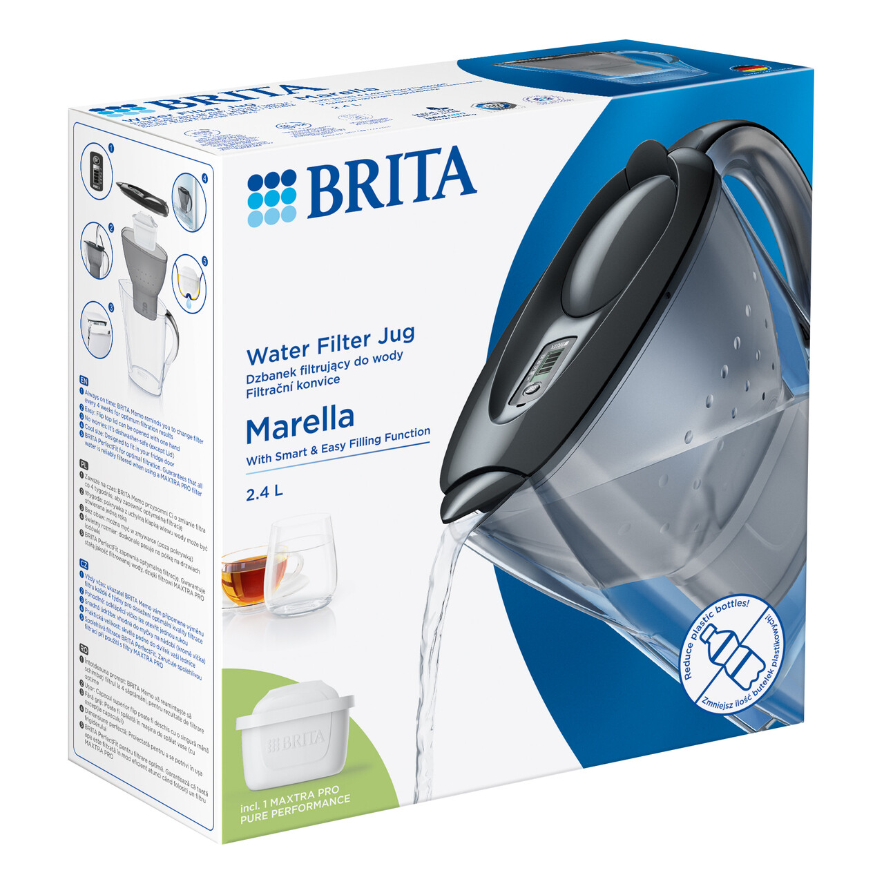 Cana filtranta BRITA Marella 2,4 L Maxtra PRO (grey) - view 7