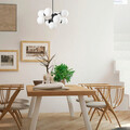 Lustra, Nitid, 536NTD1170, Metal, Negru