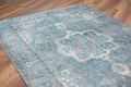 Covor, Green AL 158 , 75x230 cm, Poliester , Multicolor