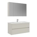 Set Dulap de Baie cu Chiuvetă și Oglindă (2 Piese), Hanah Home, Arno 100, Casmir