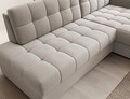 Coltar extensibil dreapta 3 locuri ELTAP, RT-18SO, Blezalt, 240x150x82 cm, lemn/poliester, bej deschis