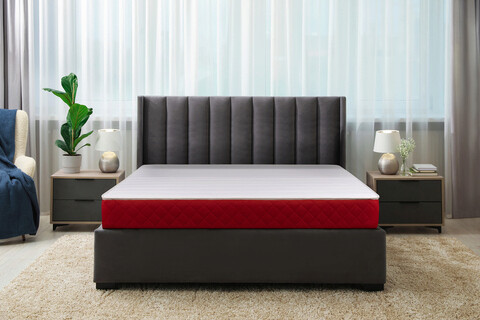 Saltea ortopedica, Red Line, 120x200 cm, H 18 cm, spuma poliuretanica, reversibila, medie
