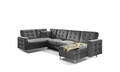 Coltar extensibil reversibil 5 locuri ELTAP, AsdU-26, Asgard, 326x202x93 cm, lemn/poliester, gri inchis
