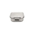 Caserola pentru pranz, Brabantia, Make&Take, 20.5x14.5x5.8 cm, 1.1 L, inox, argintiu mat
