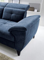 Coltar extensibil stanga 5 locuri ELTAP, LT-40AU, Inferne, 297x210x107 cm, lemn/poliester, albastru