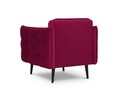 Fotoliu, Canna, Mazzini Sofas, 90x100x88 cm, catifea, rosu vin