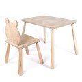 Set masa si scaun pentru copii, Rosewood, BLTYZ-AKTV063, Stejar
