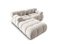 Canapea modulara 3 locuri, Bellis-51, Micadoni Home, 188x188x70 cm, catifea, bej inchis