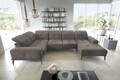 Coltar stanga 6 locuri ELTAP, LT-04LO, Neviro, 350x201x77 cm, lemn/poliester, gri
