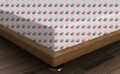Cearceaf de pat cu elastic, 90x190 cm, 100% bumbac ranforce, Beverly Hills Polo Club, BHPC 011, albastru inchis