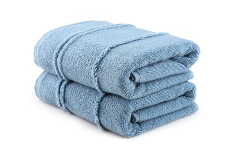 Set prosoape de baie, Hobby, Arden, Microbumbac, Albastru