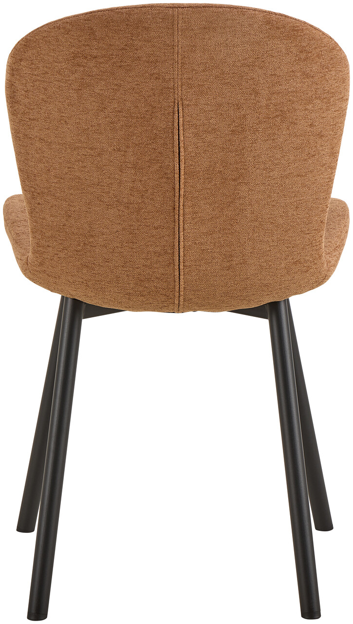 Scaun Esra, Actona, 50x58x86 cm, poliester/otel, teracota - view 10