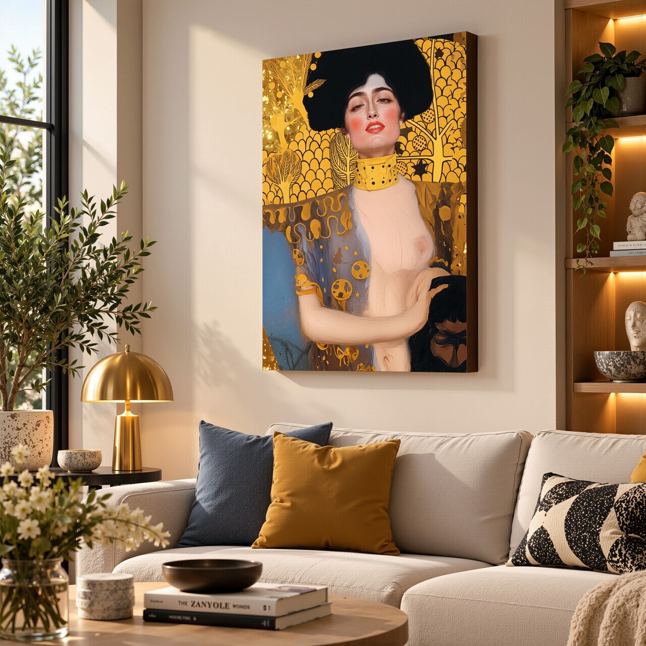 Tablou decorativ, NEW-ZAT-ZN003, Dimensiune: 60 x 90 cm, Multicolor — imaginea 2